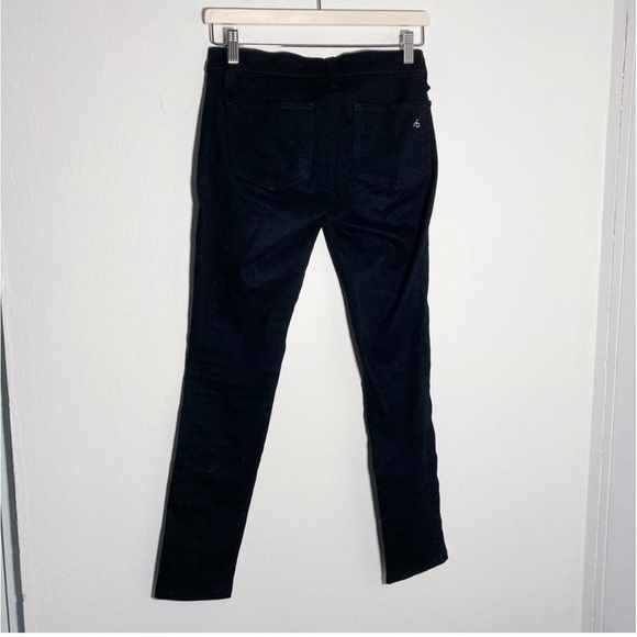 Rag and Bone Bengal Midnight Dark Wash Embroidered Skinny Jeans - Picture 7 of 7